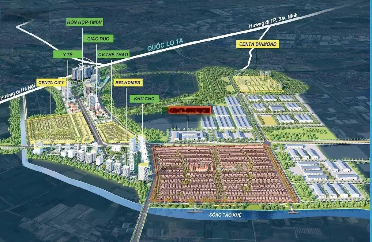 Bán liền kề, biệt thự, KĐT Centa - VSIP Từ Sơn. Quỹ căn độc quyền cập nhật tháng 10/2024
