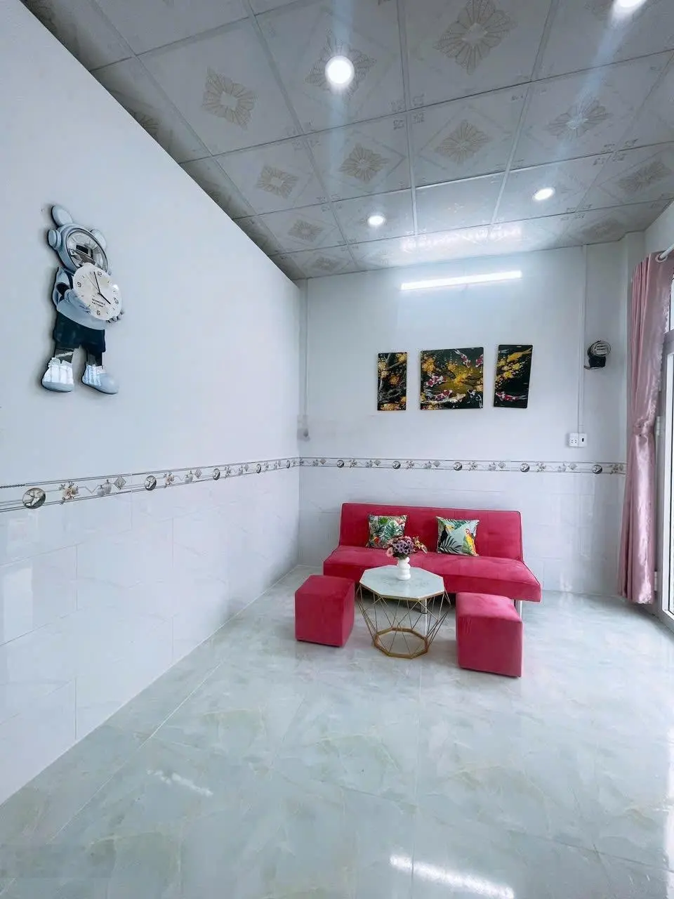 Bán nhà vi bằng đường xe hơi trung tâm thị trấn Cần Giuộc 45m2 giá rẻ