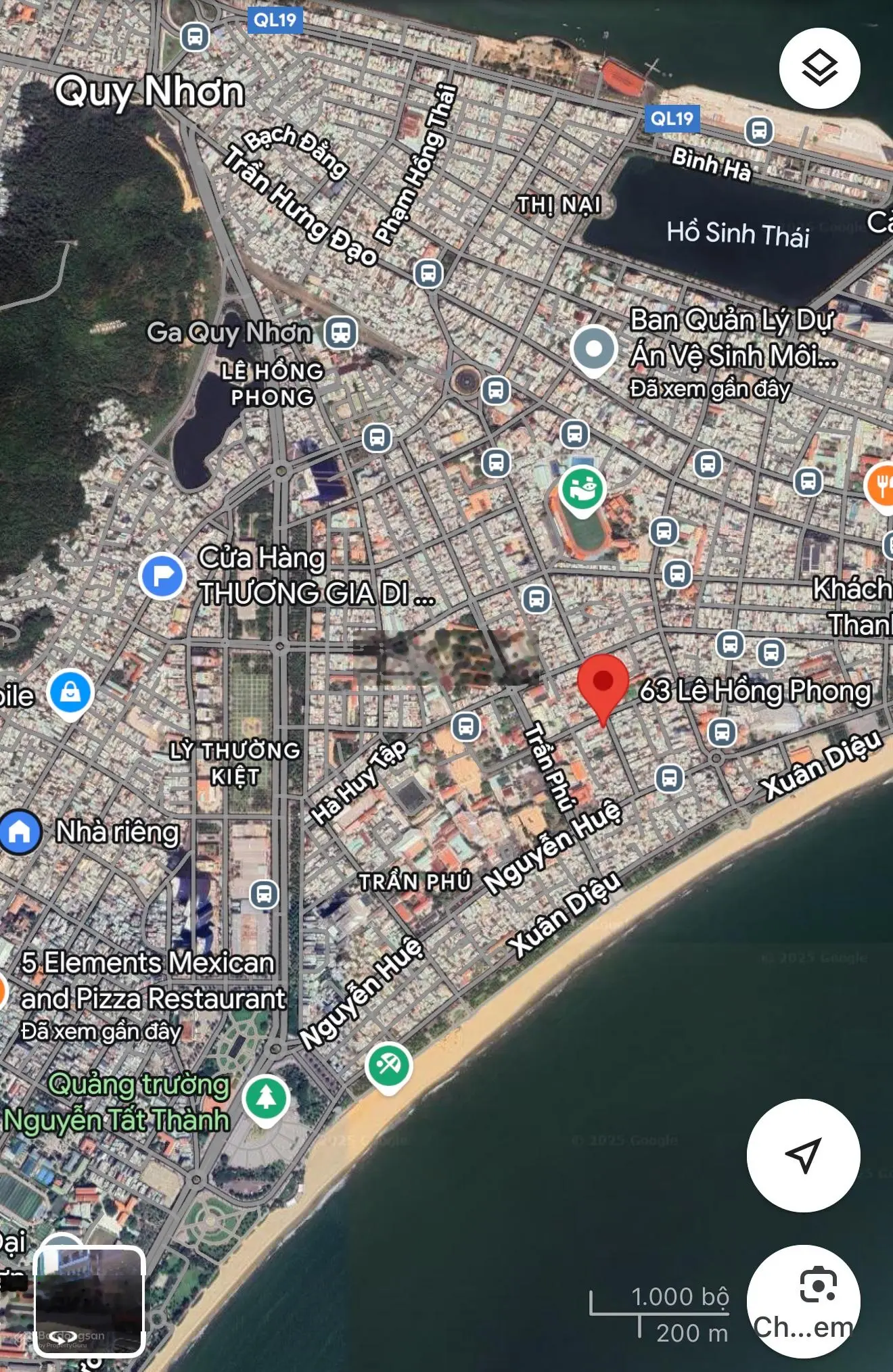 Bán Nhà Mặt Phố 22 tỷ, 187m2 tại Lê Hồng Phong, Trần Phú, Quy Nhơn, Bình Định
