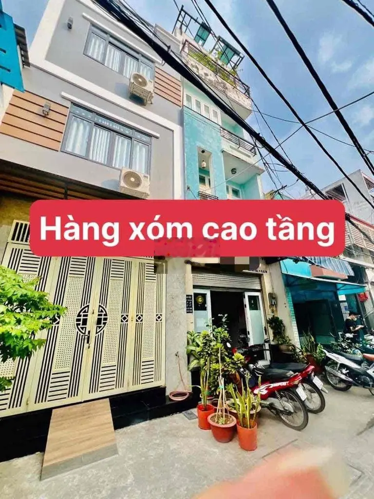 HẺM Ô TÔ PHAN VĂN TRỊ - SỔ VUÔNG A4 4x12 -PHONG THUỶ Chỉ 4,6 Tỷ