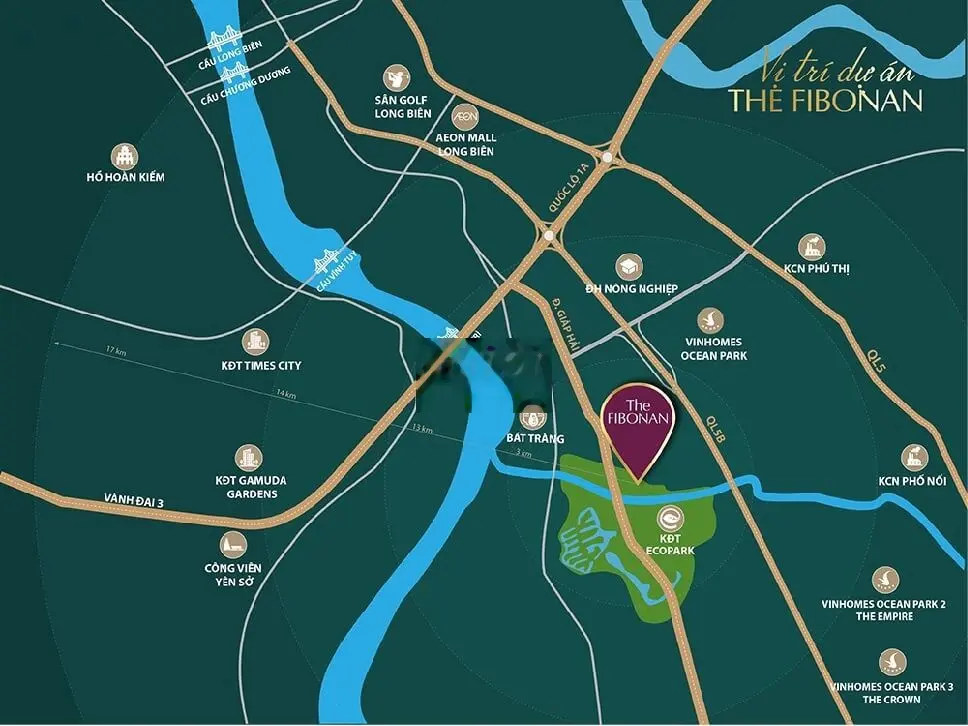 Mở bán đợt đầu căn hộ xanh The Fibonan, nằm trong KĐT Ecopark