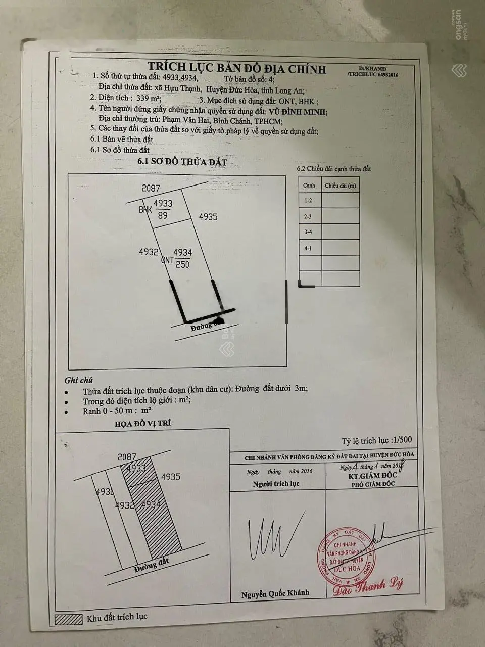 Bán đất full thổ, diện tích đẹp để xây xưởng, khu trọ, do nhà đơn chiếc nên bán bớt, chính chủ bán