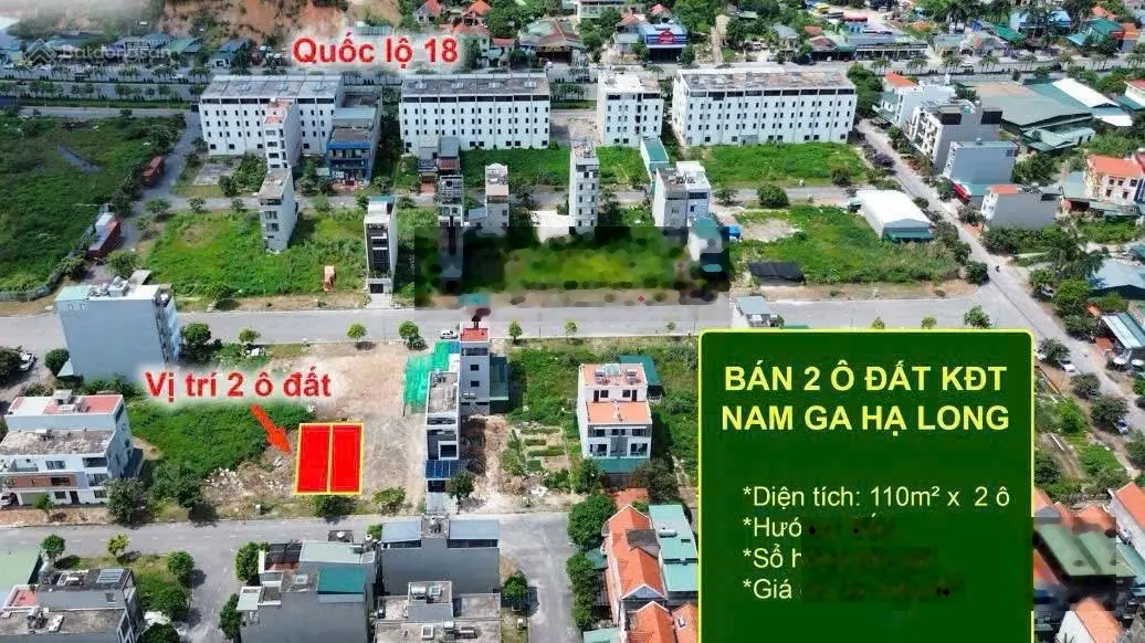 Bán cặp 220m khu đô thị Nam Ga Hạ Long