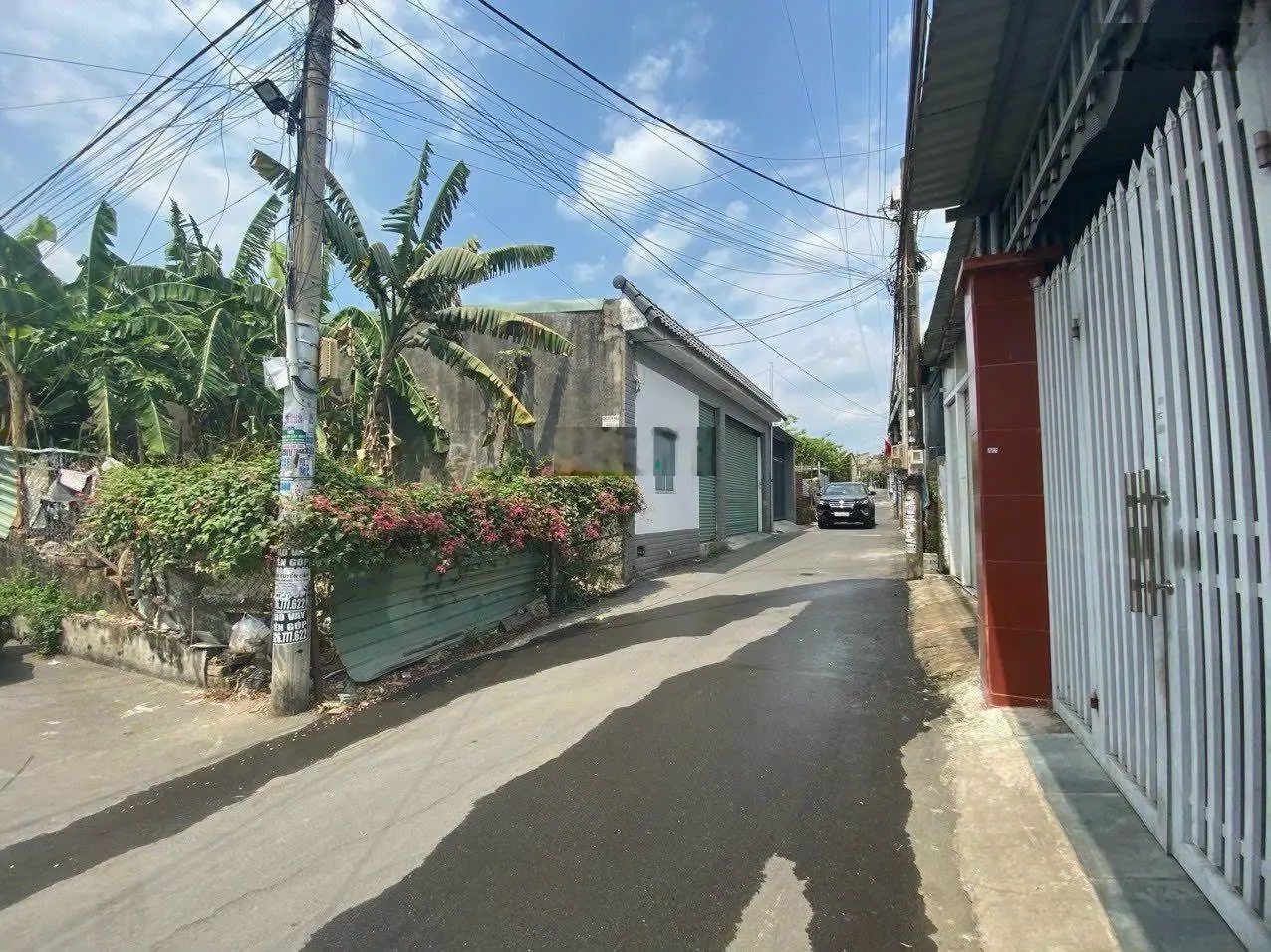 Đất thổ cư 2 mặt tiền trước sau
