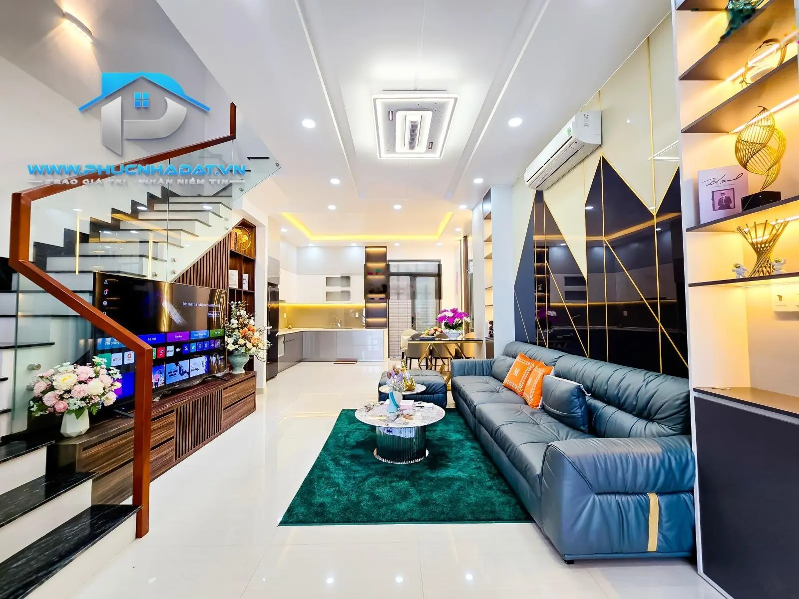CƠ HỘI SỞ HỮU NHÀ ĐẸP MÊ LY ĐẦY ĐỦ NỘI THẤT ĐƯỜNG HUỲNH TẤN PHÁT - GIÁ 8.6 TỶ, 5X17M