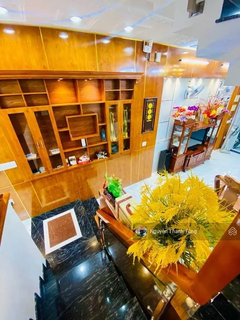 Bán nhà mặt tiền gần chợ Hiệp Thành Quận 12 - 88m2, 4 tầng, nội thất cao cấp - nhà đẹp ở ngay