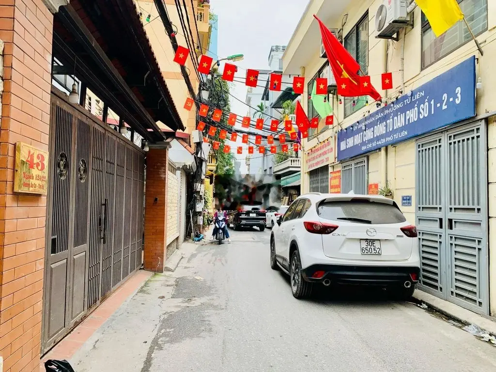 Bán Nhà 310Nghi Tàm 35m2, 5T Thang Máy Nở Hậu Giá 7,3 Tỷ Đg ÔTô Đỗ Cửa