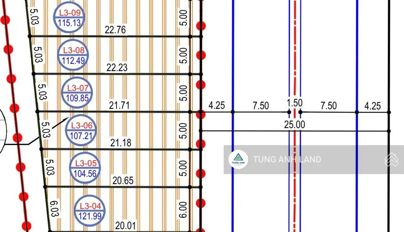 Bán lô 105m2 mặt đường Đông Khê 2 (Lê Quang Đạo, Đại học Y BT03), Đằng Giang, Ngô Quyền