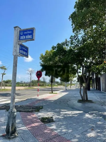 bán đất mặt tiền đường Diên Hồng đường 2 làn rộng 27m - Hòa Xuân