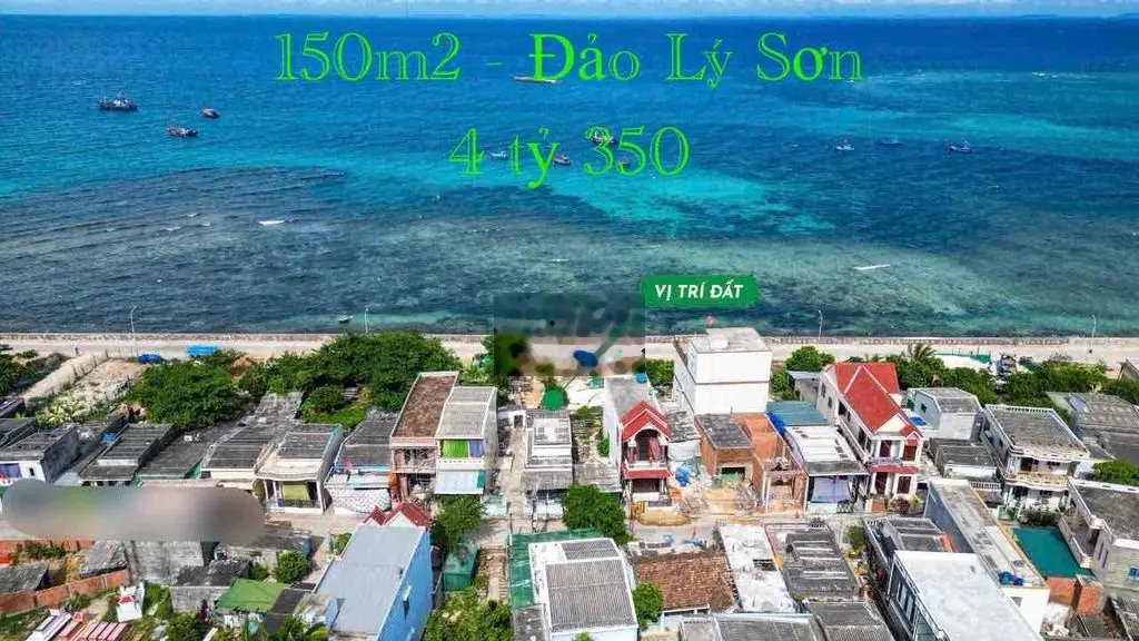 Bán Nhà C4 Đảo Lý Sơn - View Biển Đẹp - Gần Cảng - 150m2 - 4 tỷ 350.