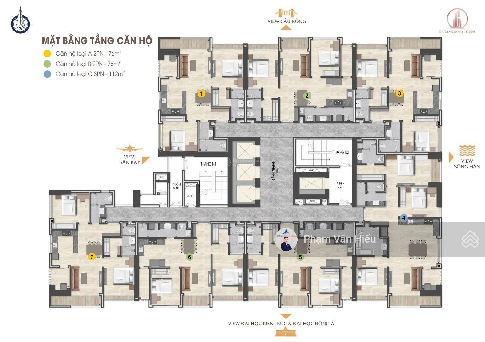 Căn hộ 2pn ven sông hàn- view pháo hoa- biển vista residence đn .gía cđt: 1,2 tỷ (30%) ưu đãi 616tr