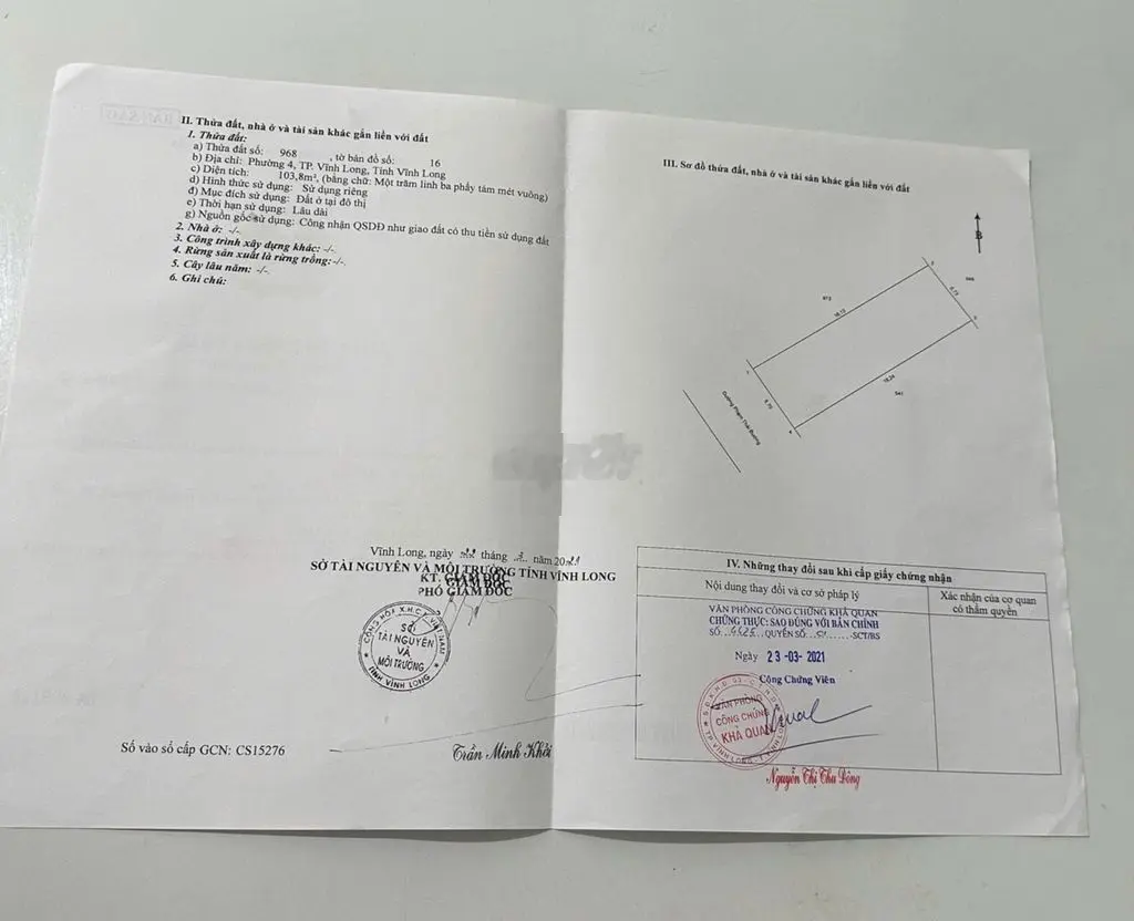 Bán nhà mặt tiền kinh doanh dt 103,8m2, 2pn, 2wc giấy tờ chính chủ