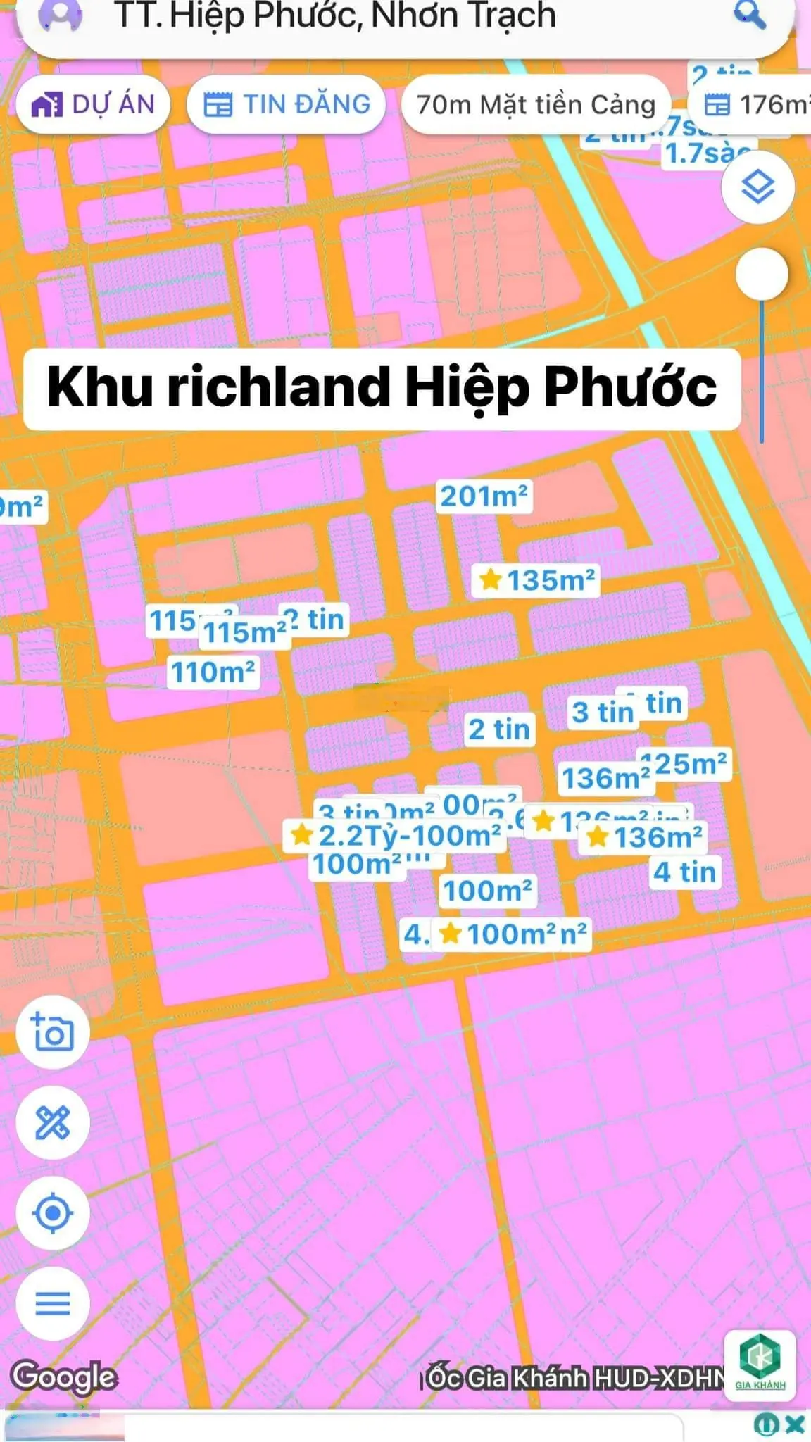 Chỉ với hơn 2tỷ~3tỷ sở hửu bds đất dự án kdc richland hiệp phước,nhơn trạch,đồng nai sát sân bay lt