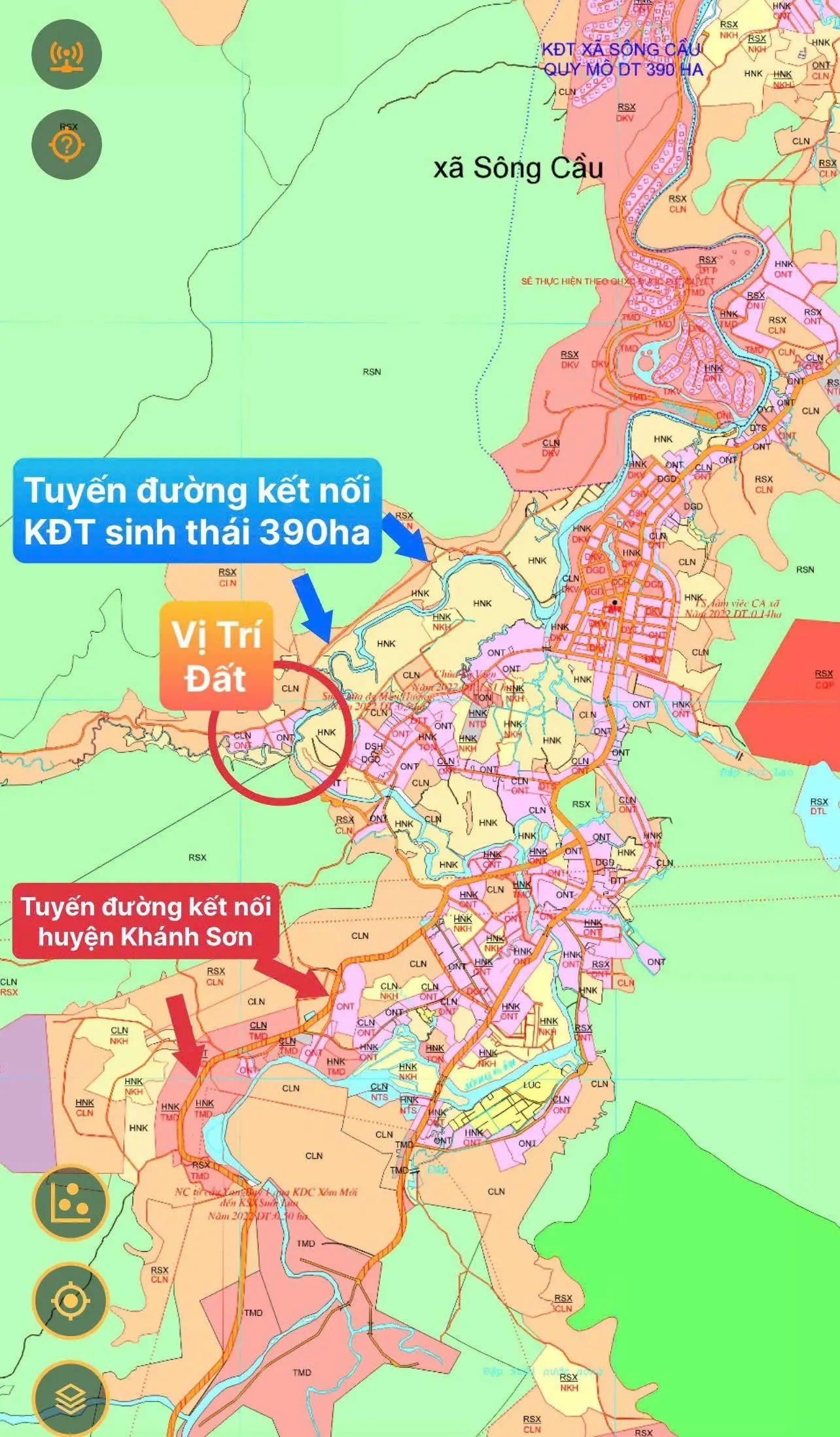 Cần bán vườn bưởi 2ha (20.000m2) có 1000m2 đất ONT - xã Sông Cầu - giá tốt