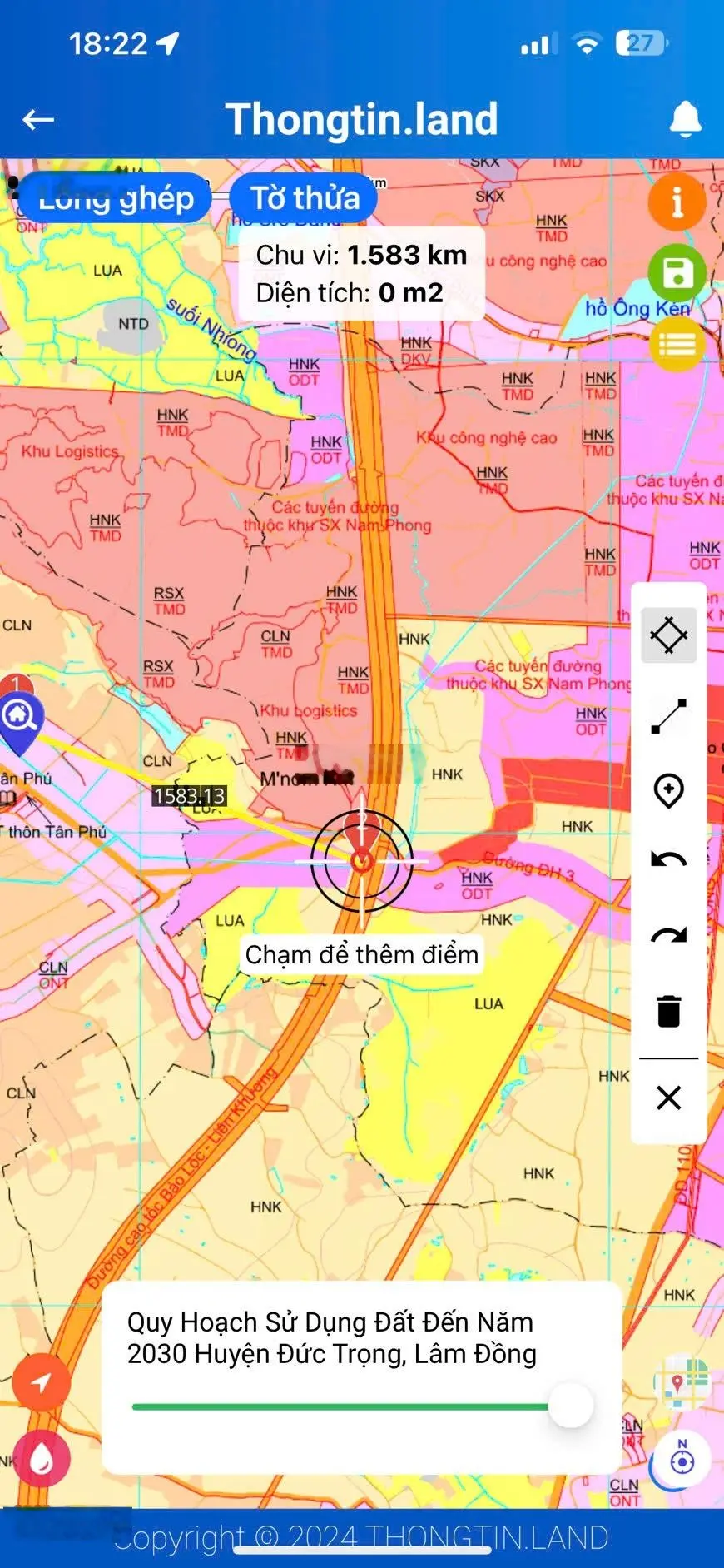 TÂN HỘI, ĐỨC TRỌNG - LÂM ĐỒNG. Cách sân bay Đà Lạt 11km Cách Cao Tốc Bảo Lộc - Liên Khương 1,5km