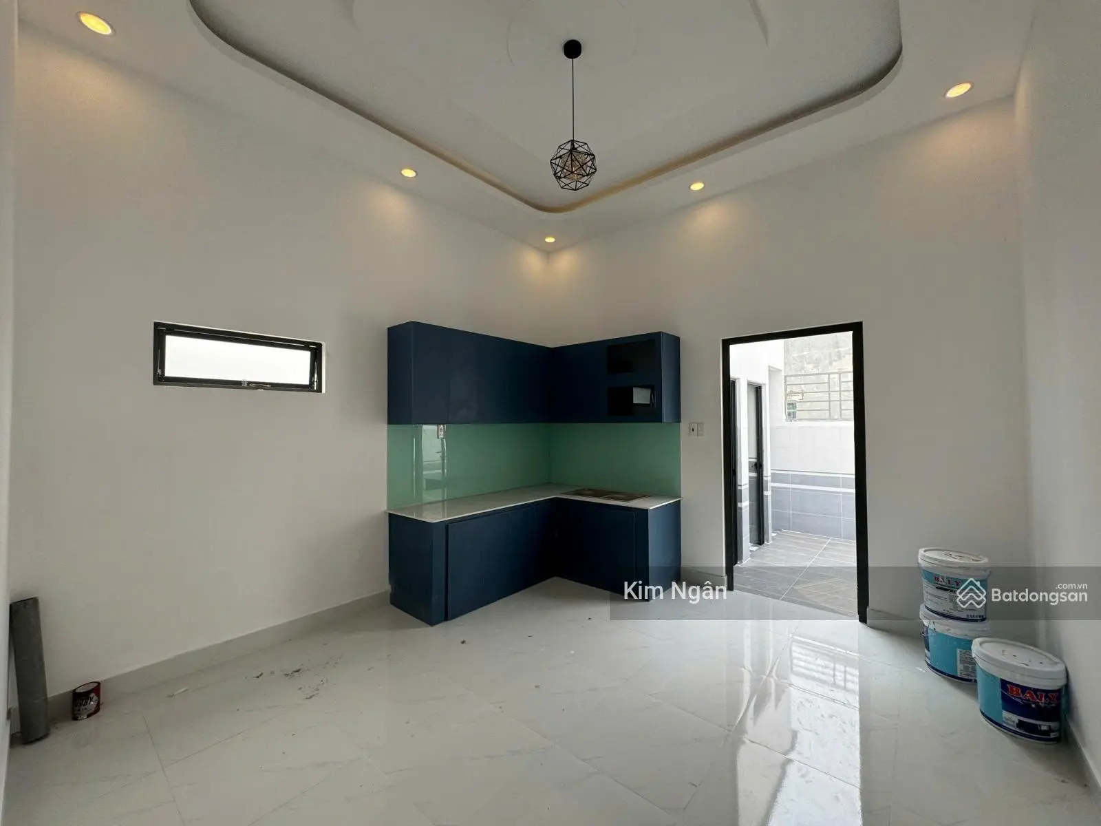 Bán nhà 98m2 thị trấn cần giuộc, cách ql50 chỉ 50m, nhà mới xây 2pn, 2wc, sân rộng để ô tô.