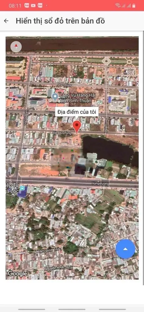 CẦN BÁN LÔ ĐẤT ĐẸP 100m2 THỔ CƯ MTKD ĐÀO DUY TÙNG - PHAN THIẾT - NGỘP