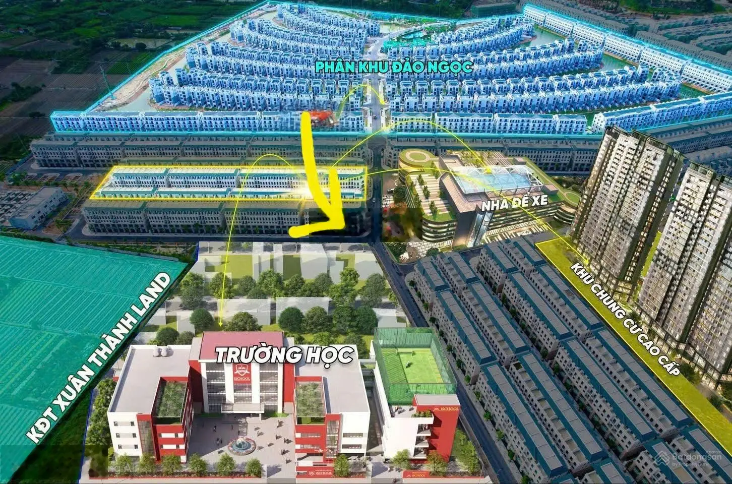 Cắt lỗ 8 tỷ liền kề Vinhomes Ocean Park 3 68m2 MT 5m - Đối diện trường học, nhà để xe, cụm chung cư