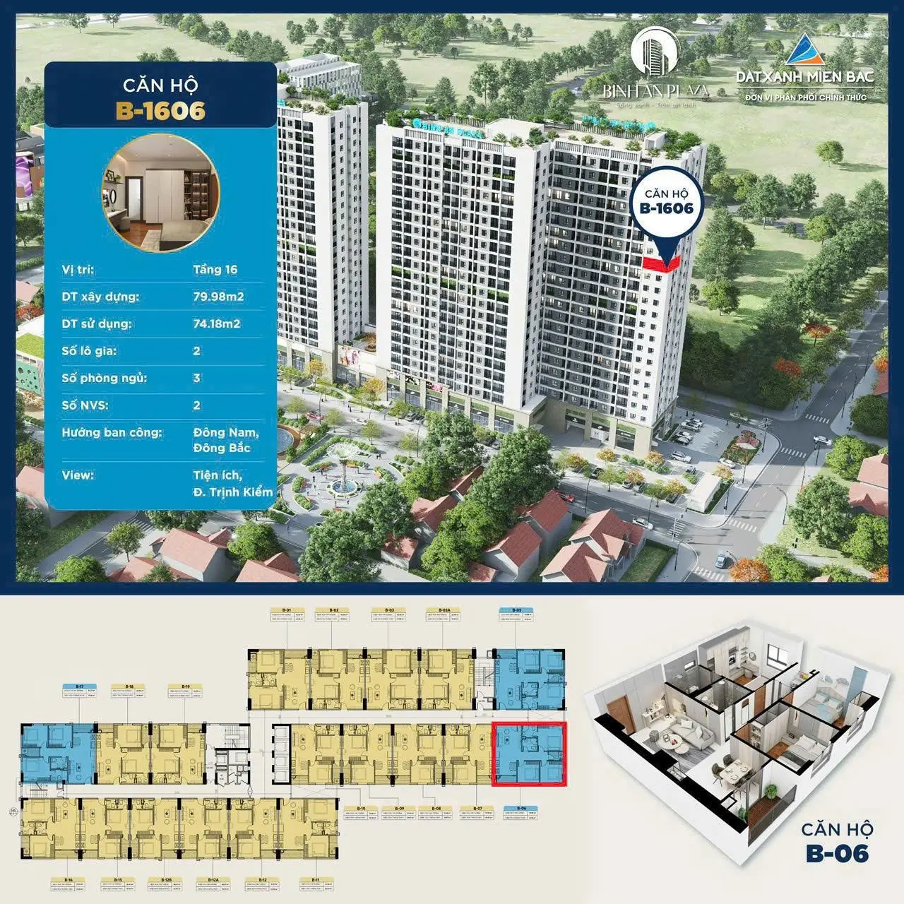 Bán Chung cư giá hợp lý, vị trí đẹp nhất Thanh hóa diện tích lên tới 80m2 (3 ngủ + 2 wc)