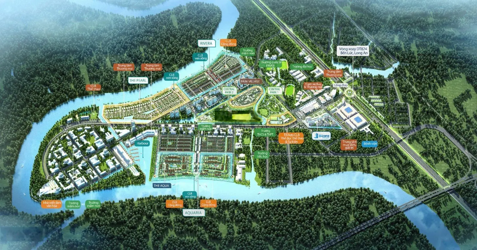 Hàng hiếm biệt thự kênh đào tại khu đô thị Waterpoint, 41,7 triệu/m2, DT: 468 m2