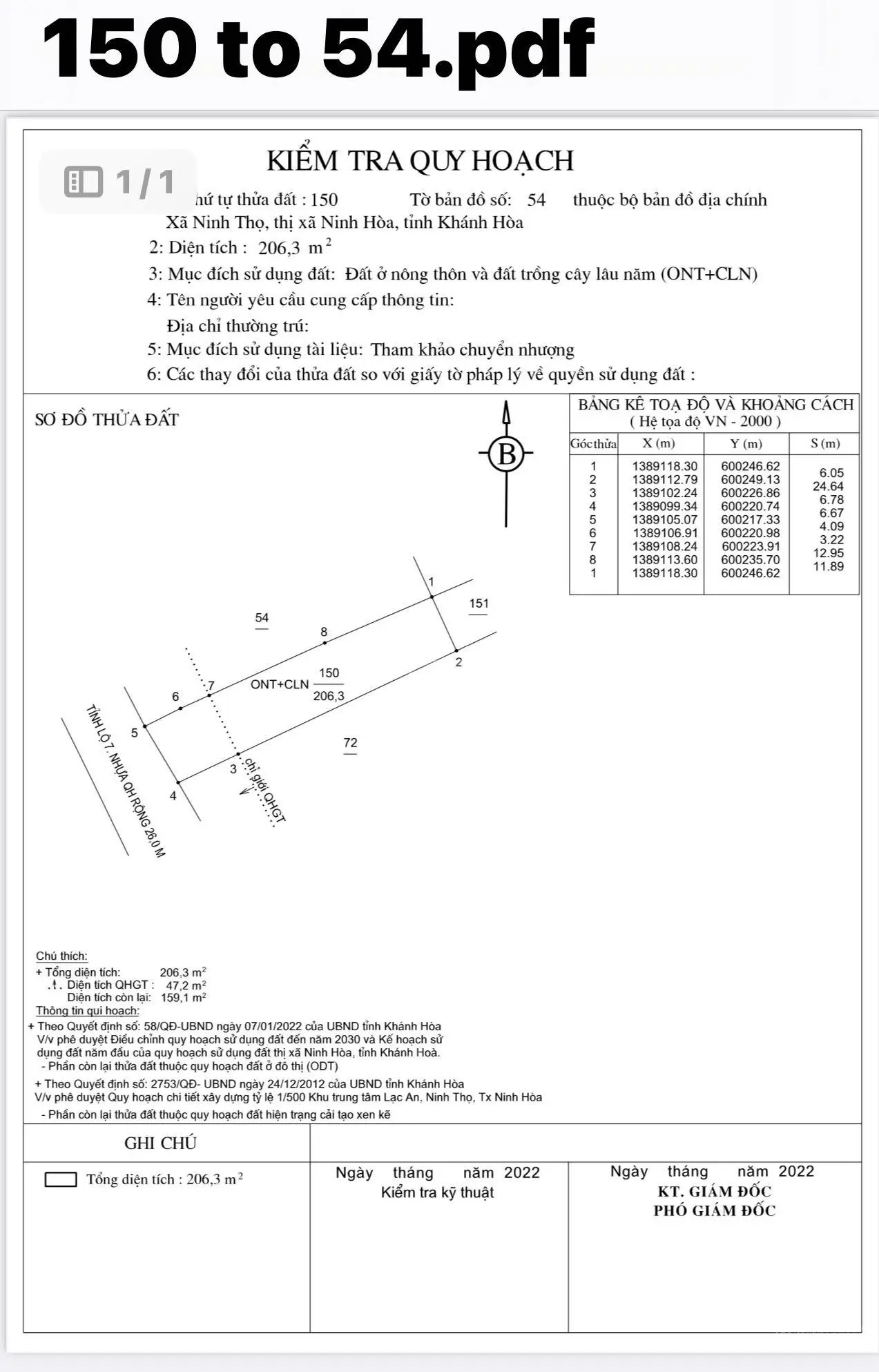 Bán lô đất diện tích 362.4m2, mặt tiền đường Tỉnh Lộ 7, Ninh Thọ, Ninh Hoà. Giá tốt, LH 0904 240 ***