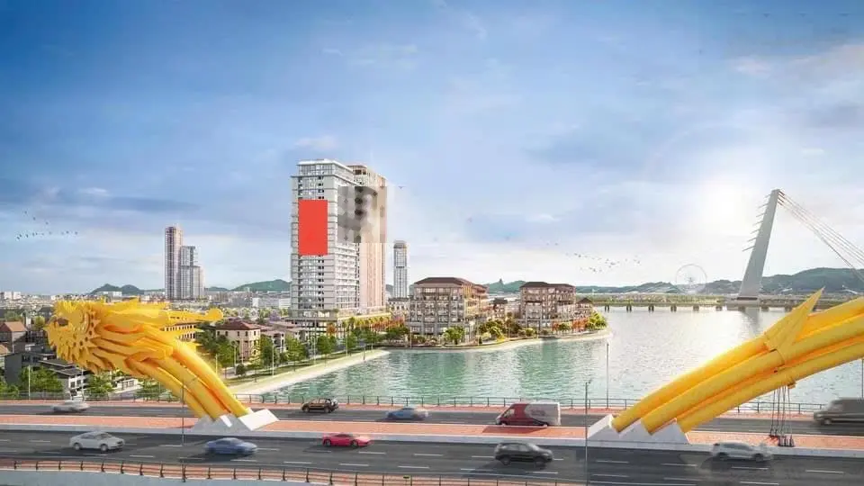 Bán căn hộ 2 PN nằm ngay cầu Rồng, suất ngoại giao rẻ hơn thị trường 680 triệu, view sông Hàn, DIFF