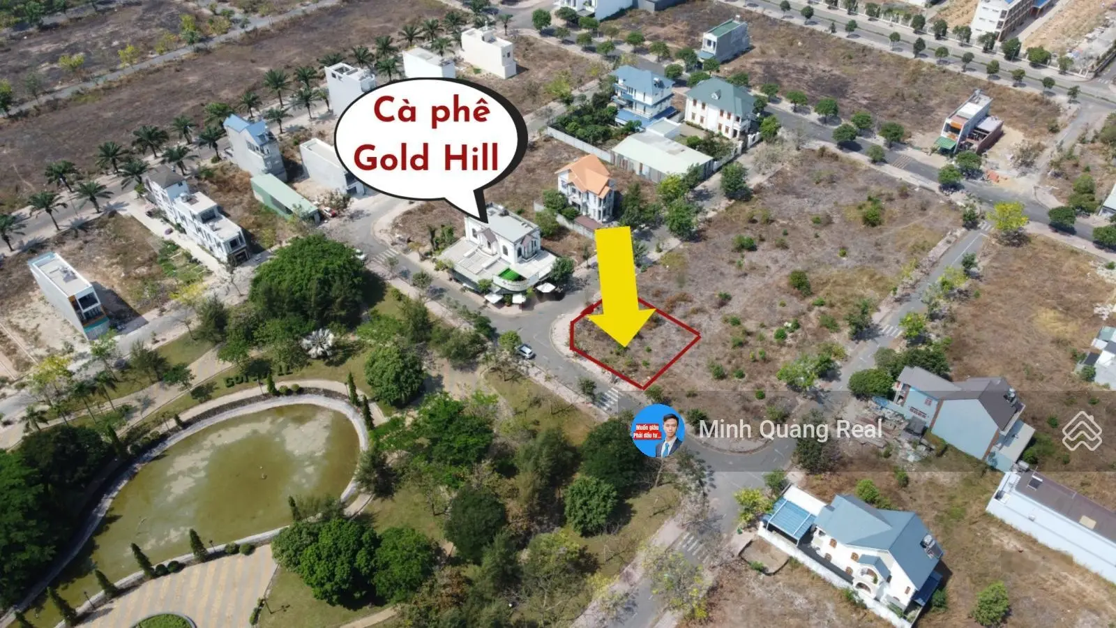 Lô góc 2 mặt tiền vip 337m2, đối diện công viên và cf Gold Hill, chỉ 22,5tr/m2 thương lượng mạnh