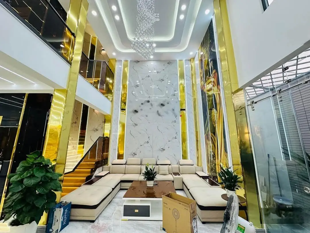 Biệt thự mặt tiền 7x15m có thang máy, nội thất full đẹp đường 12m Tân Chánh Hiệp 10, Q12