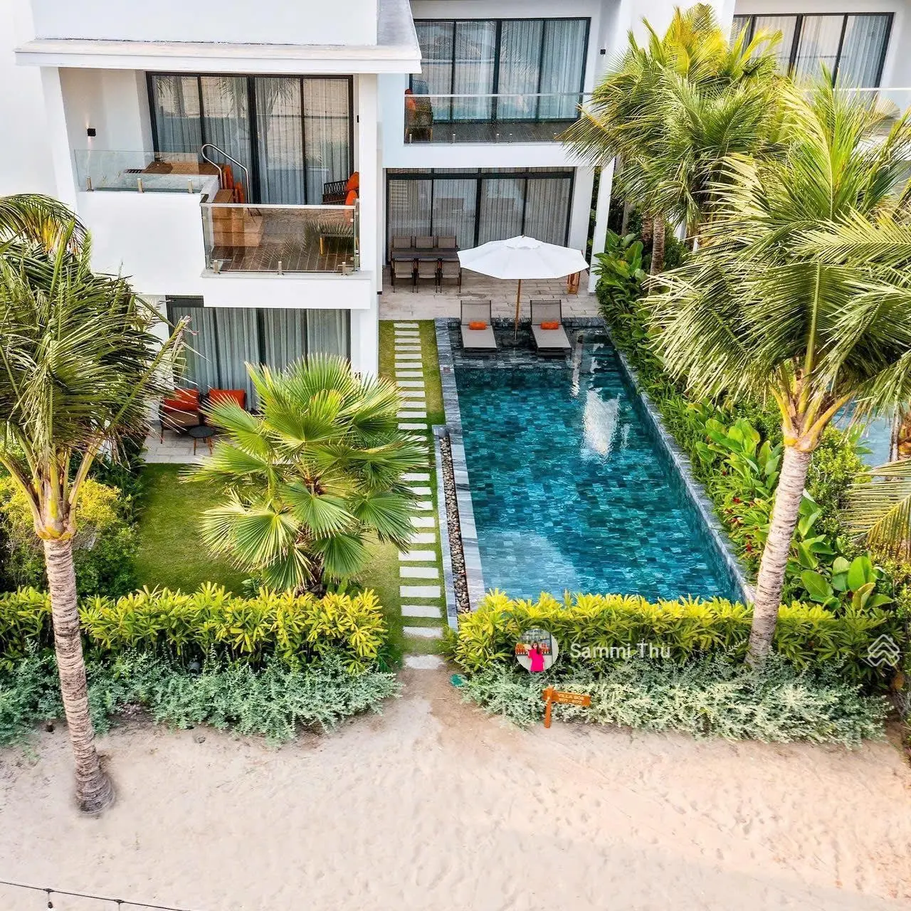Hot - Biệt thự mặt tiền biển 3PN 390m2 giá tốt nhất Hồ Tràm - đã hoạt động - 5 sao Banyan Tree