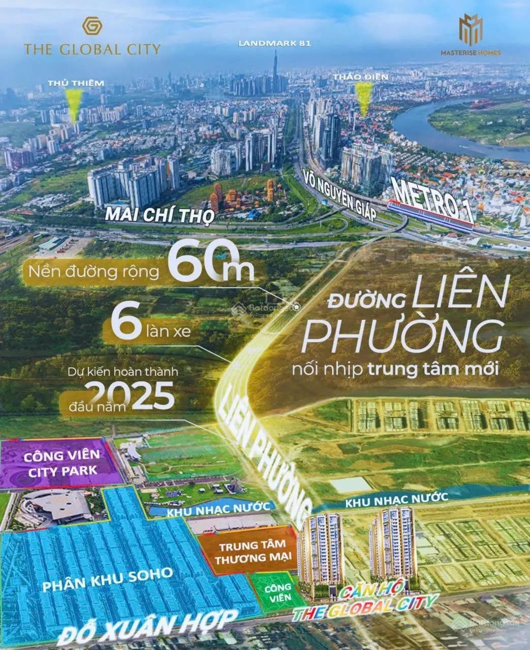 Siêu phẩm cao tầng đầu tiên tạo The Global City, giá sốc 100Tr/m2, chiết khấu 16%. Booking ngay !