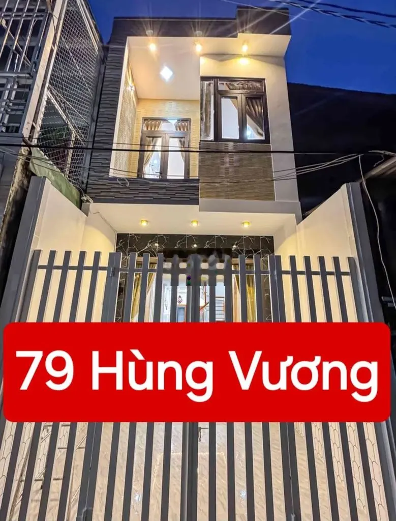 Nhà trệt lầu đẹp - hẻm 79 hùng vương