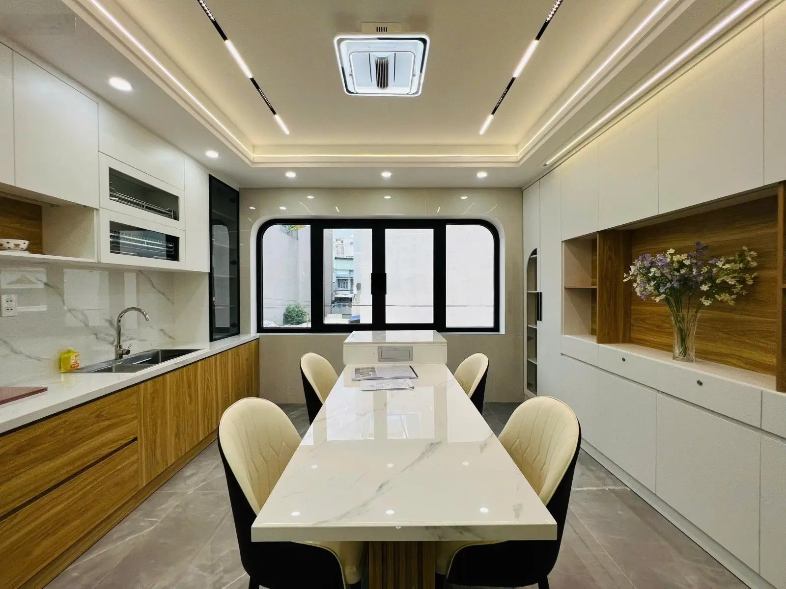 Bán Nhà Bình Tân - 363 Đất Mới (4x14m - 6ty88 TL) nội thất đầy đủ hiện đại. sát chợ Ngã tư bốn xã