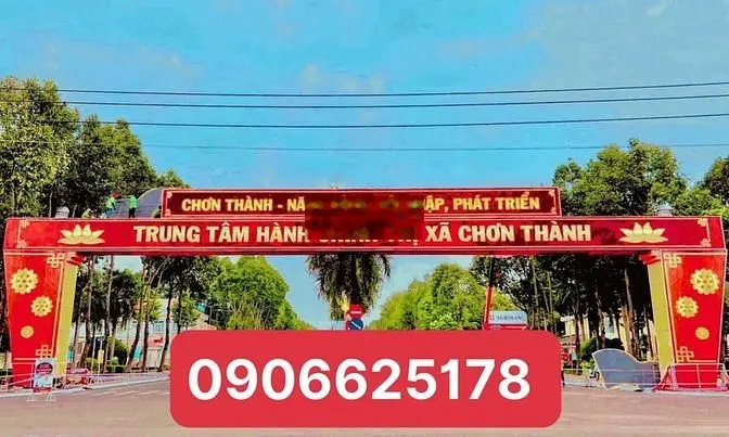 ✅Đất Thị Xã Chơn Thành - đường nhựa 18 mét - ngay trung tâm sát KCN