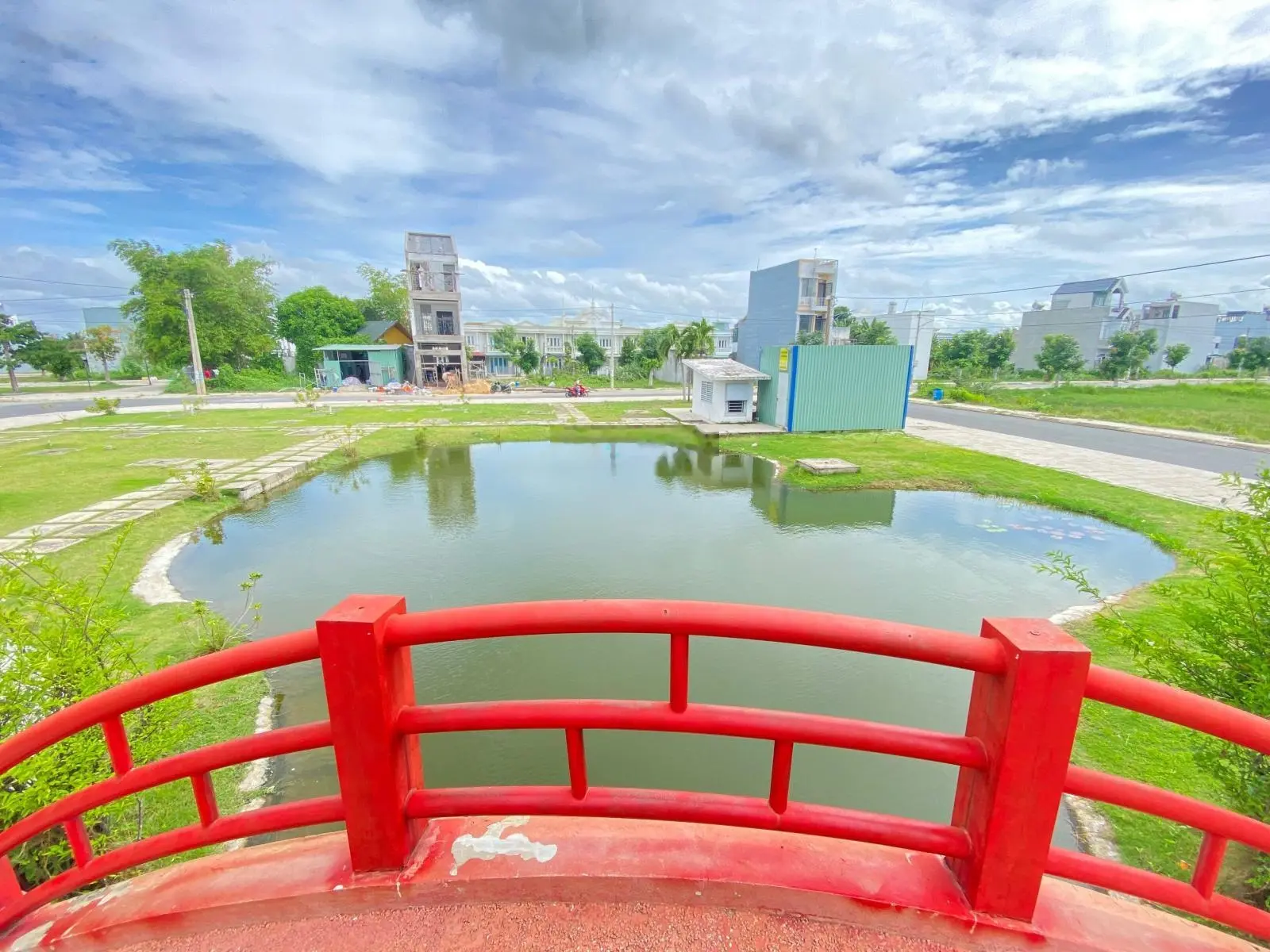 Bán đất cát tường phú sinh đối diện view công viên nhật bản giá rẻ dt: 4x20=80m2 shr đất đẹp quá ạ