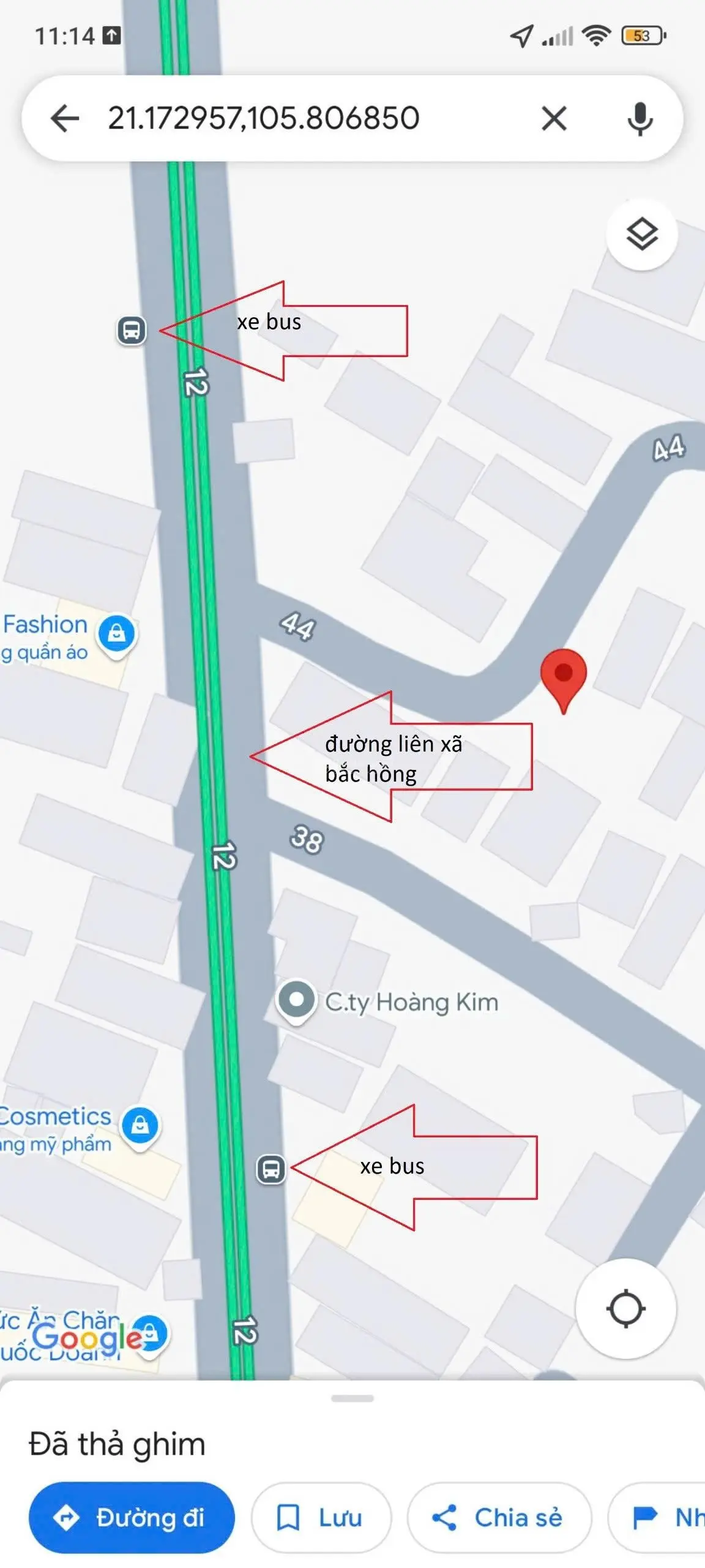 Bán nhà đường liên xã chân dự án cầu vượt đường sắt.