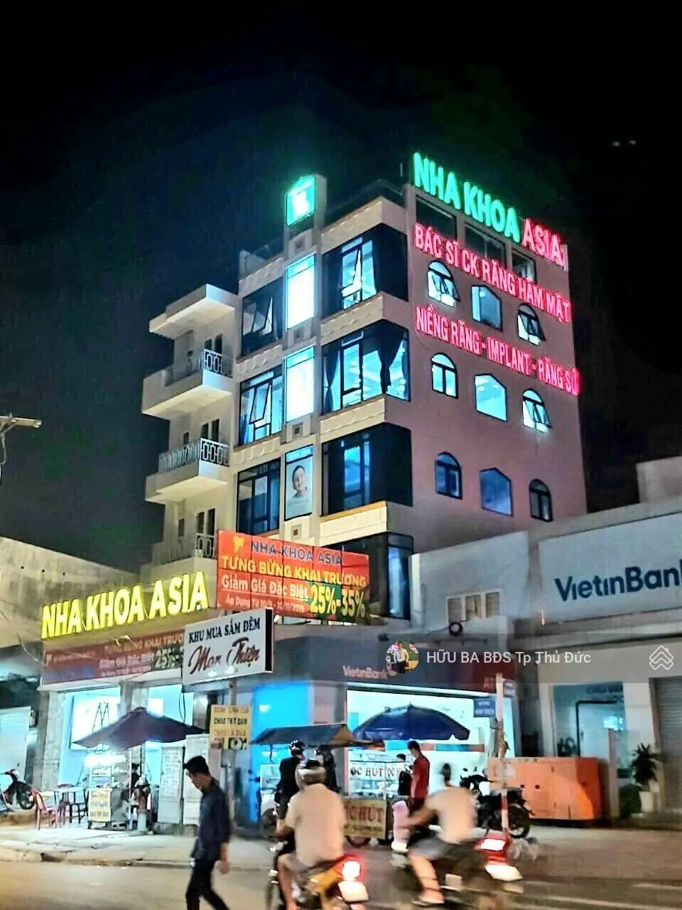 Góc 2 mặt tiền kinh doanh Man Thiện. DT ngang 7 m: 120m2 nhà xây 4 lầu đã hoàn công giá 18.8 tỷ