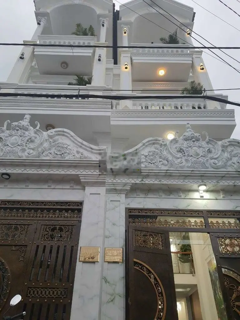 Bán nhà 4 lầu giá 5,85 tỷ, diện tích 65 m2, tại Trần Thị Hè, phường Hiệp Thành, quận 12