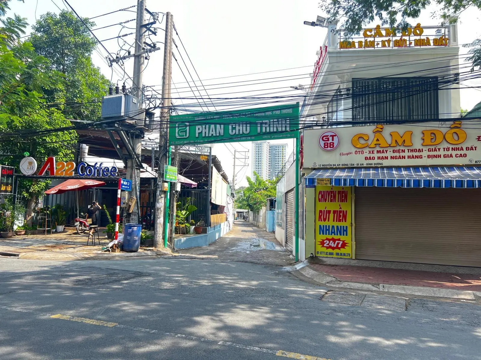 Đất sổ riêng 335m2 ngang 10m ngay cổng trường học đường Nguyễn Du TP Dĩ An giá có 8 tỷ