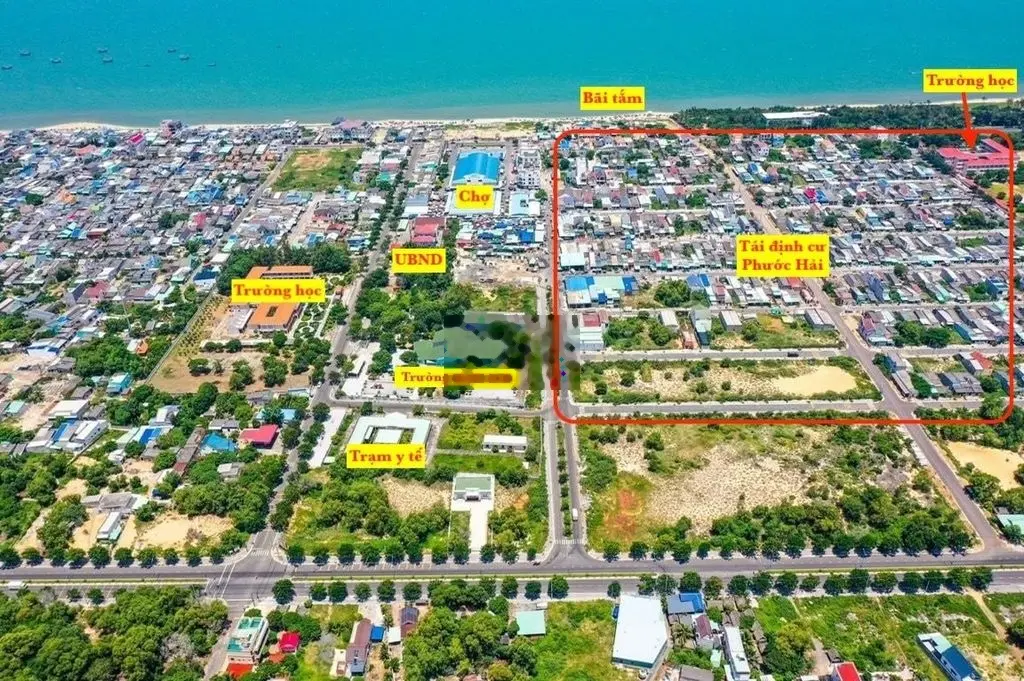 Giảm 30% bán đất mặt tiền đg Phạm Ngọc Thạch, cách biển Phước Hải 500m