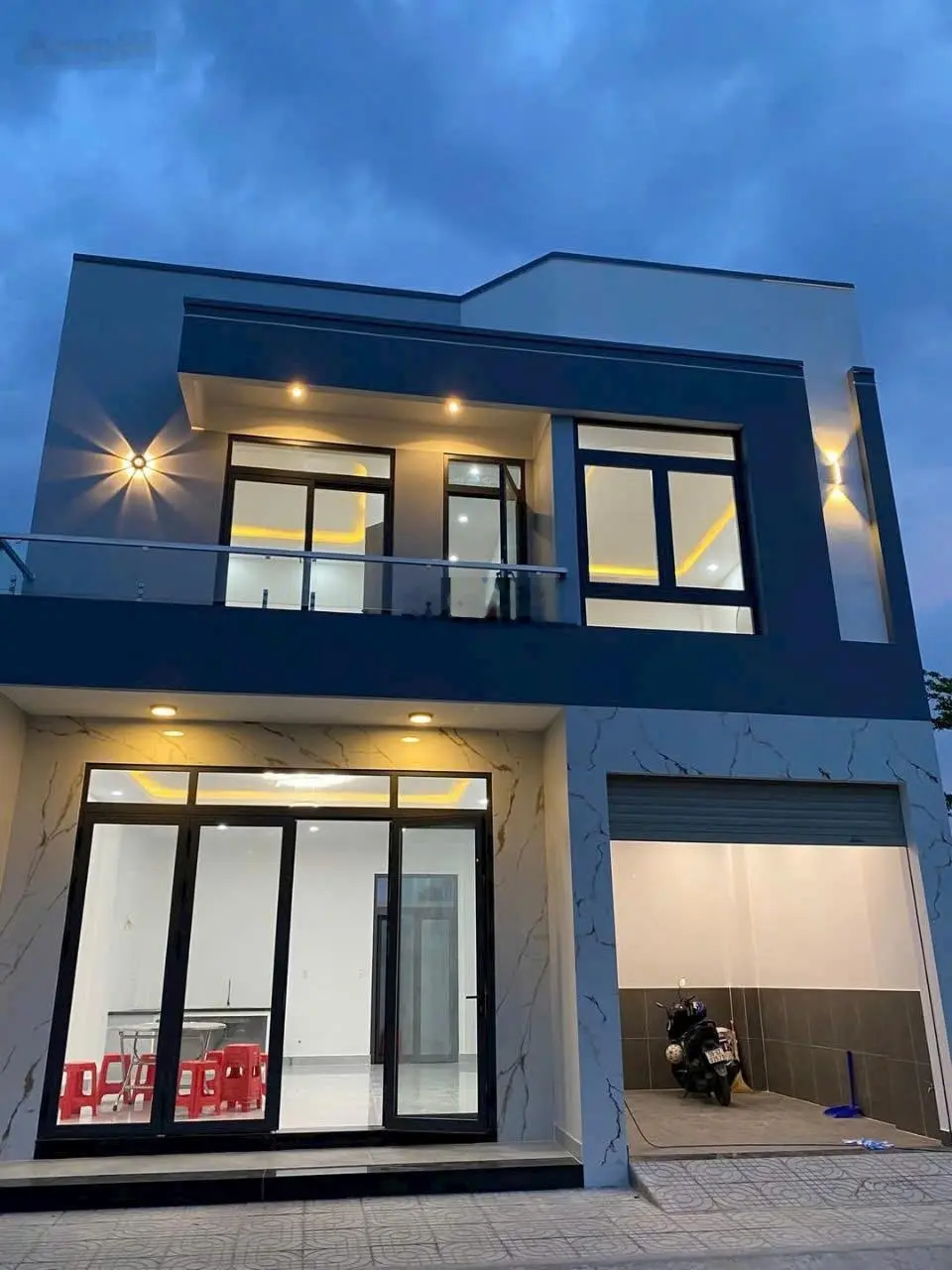 Nhà mới 1 trệt 1 lầu DT sử dụng 136m2 SHR hoàn công đủ Đường Tỉnh lộ 2, Tân Phú Trung giá 2 tỷ 7