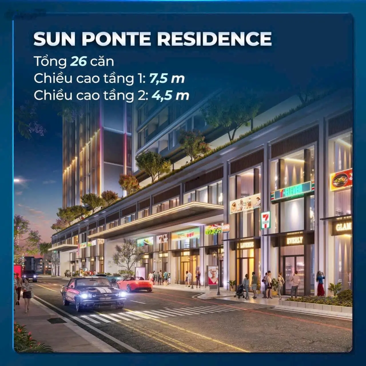 Sun Group chính thức mở bán shophouse khối đế 2 toà căn hộ ngay Cầu Rồng, cầu Sông Hàn