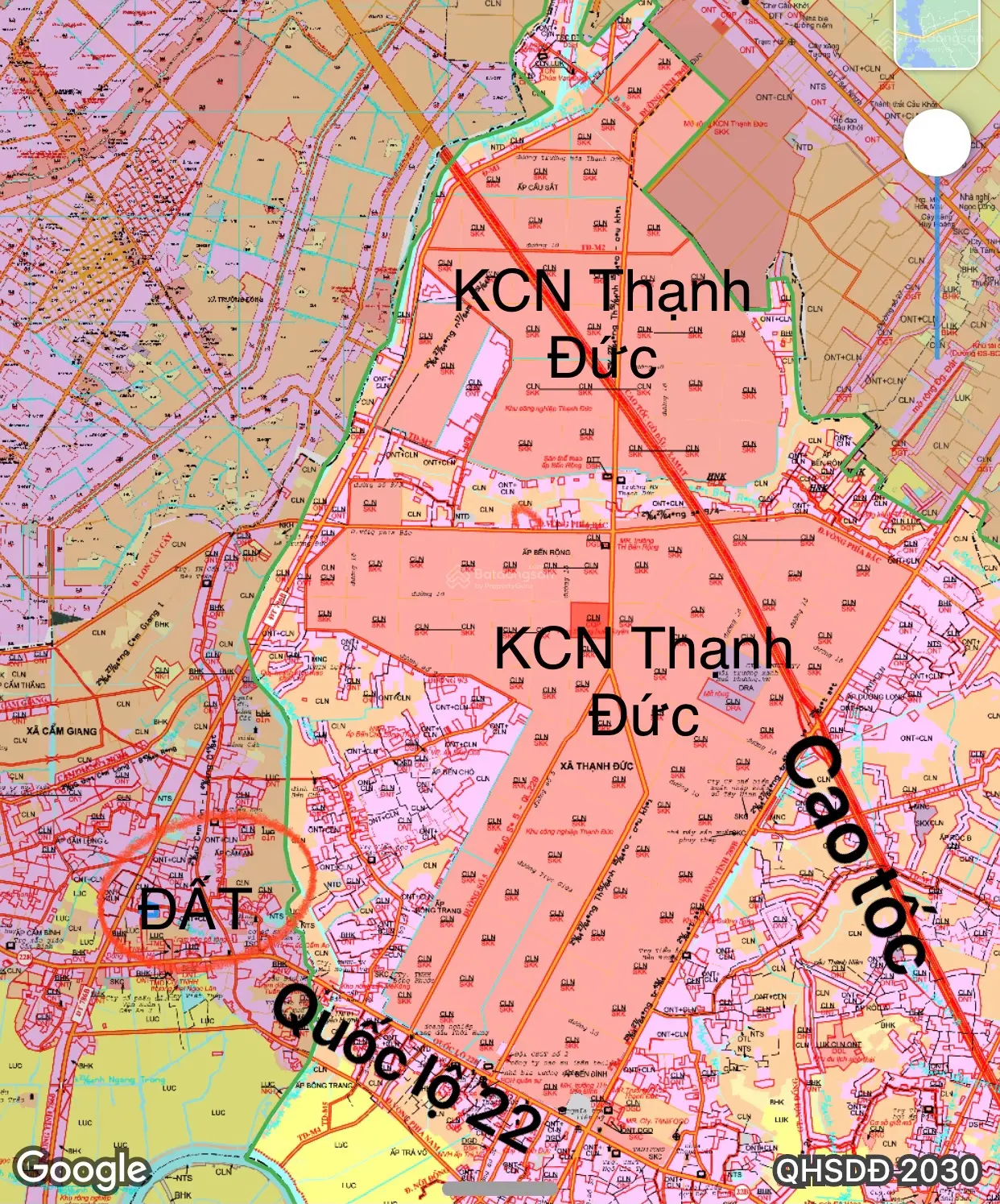 Bán 2 nền đất thổ cư gần KCN Thạnh Đức