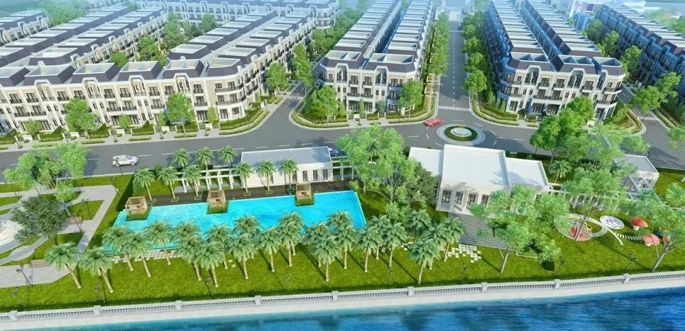Bán nhà phố 3PN, 3WC, 75m2 tại Solar City, Bến Lức, 2,2 tỷ