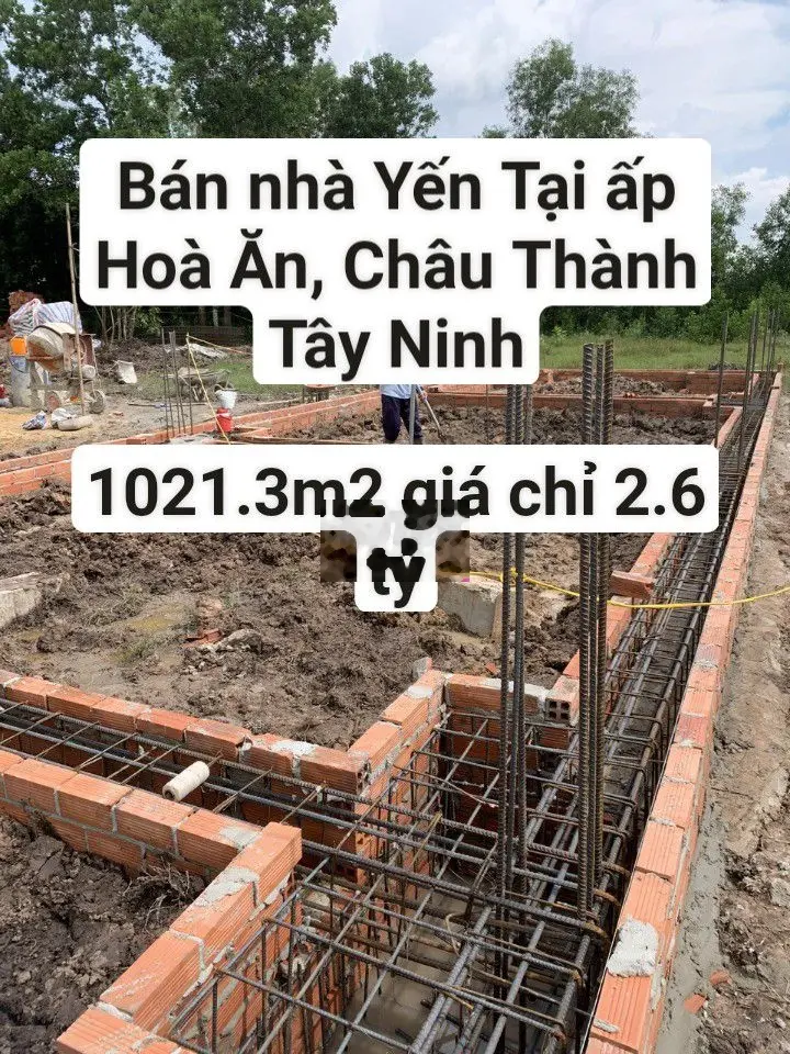 Bán Nhà Yến, Ấp Hòa An, Xã Hòa Hội , Huyện Châu Thành, Tây Ninh