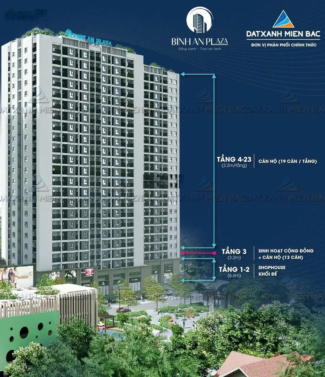 Bán căn duy nhất hướng Đông Nam, tầng 11 chung cư Bình An Plaza. LH 0982 523 ***