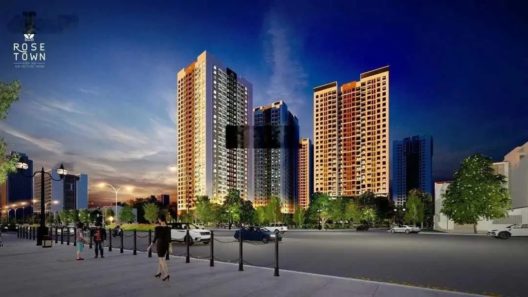Quỹ căn ngoại giao 2PN sổ đỏ lâu dài Rose Town