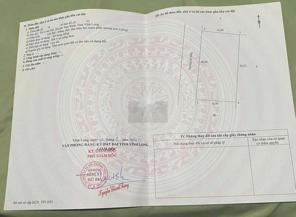Nền thổ cư 100% giá chỉ 120 triệu
