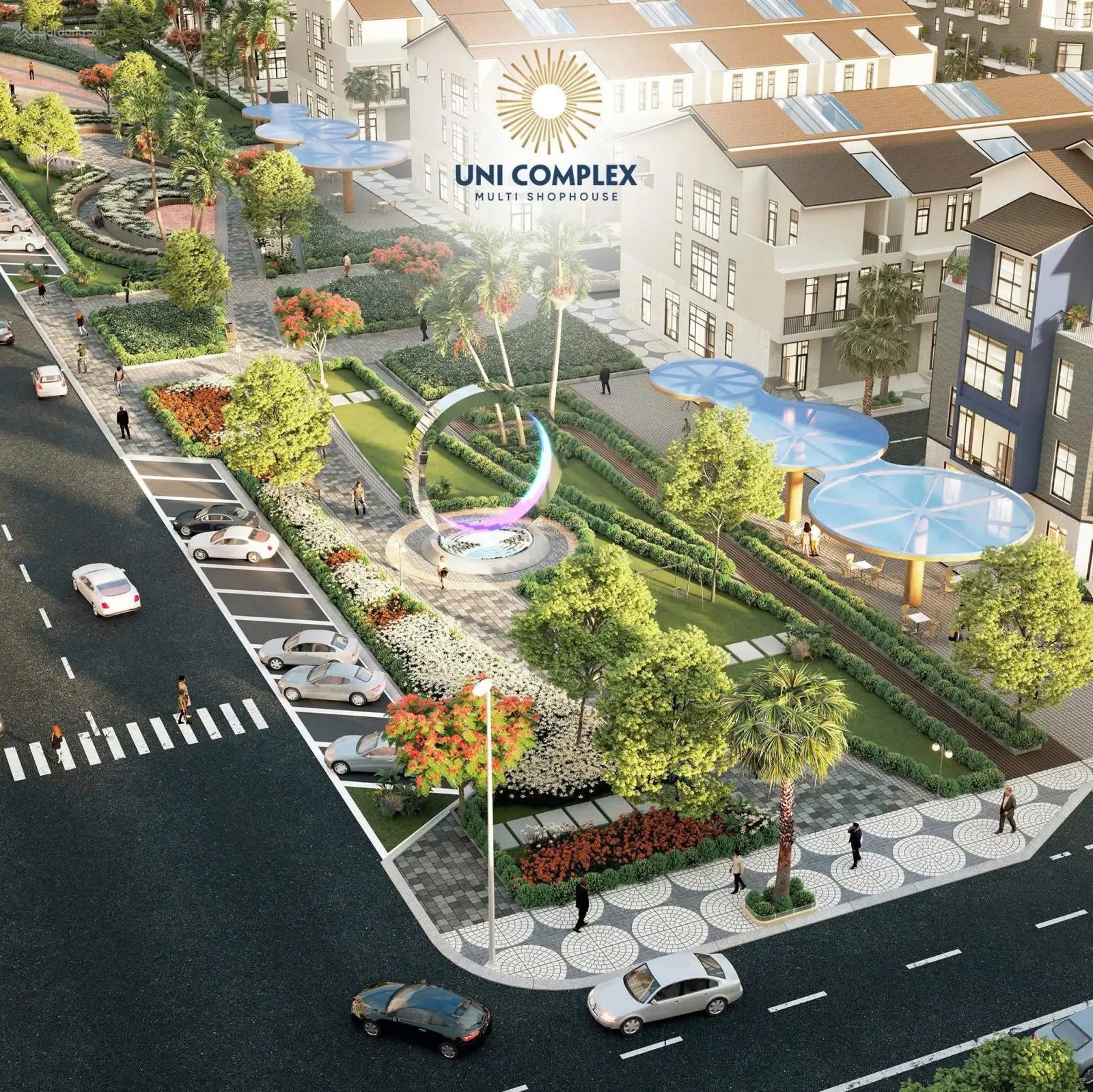 Bán shophouse tại Uni Complex, 5 tỷ VND, 150m2, 4PN, 2WC, pháp lý đầy đủ