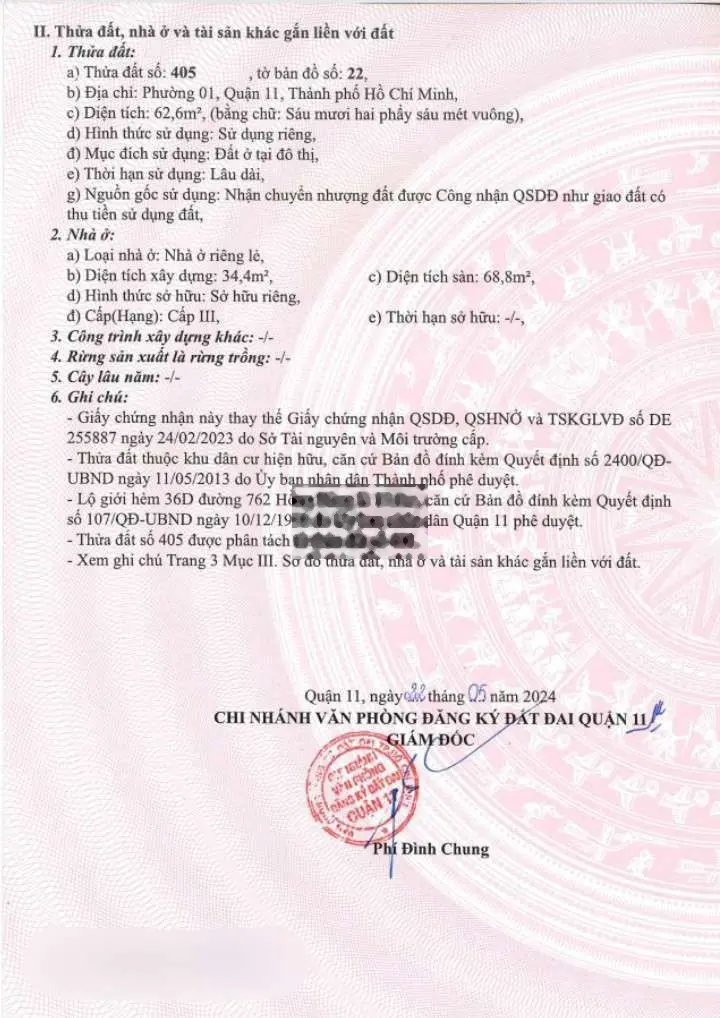 Nhanh tay!! Chỉ 90tr/m² sở hữu ngay Hẽm xe tải 10m ngay trung tâm Q11