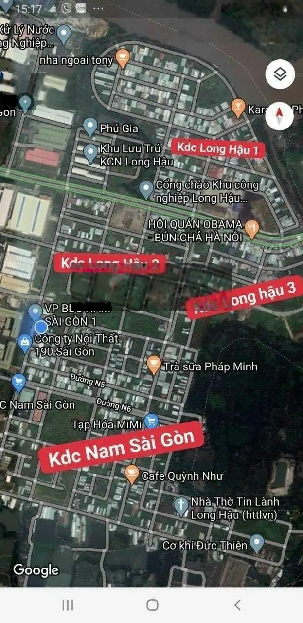 Bán đất 90m2, đường 16 m, ngay chợ chiều Long Hậu, Khu vực sung Long Hậu, cách Quận 7 chỉ 9 km